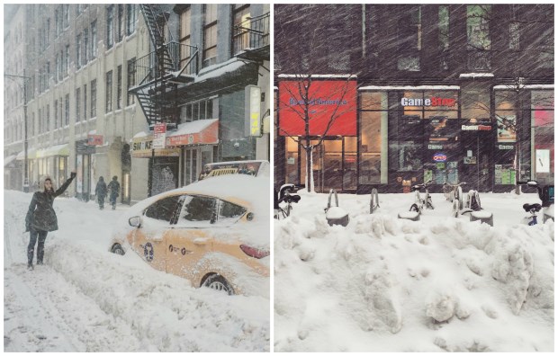 美猴王嬉遊曼哈頓 大雪紛飛那一天的紐約金融區
