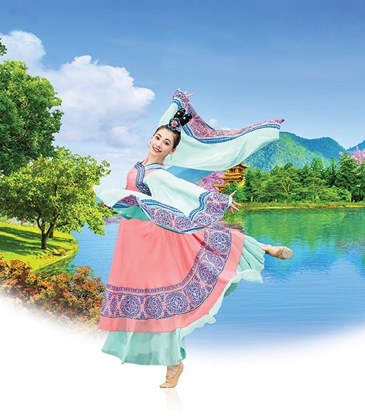 國際藝術團,領舞演員來自台灣