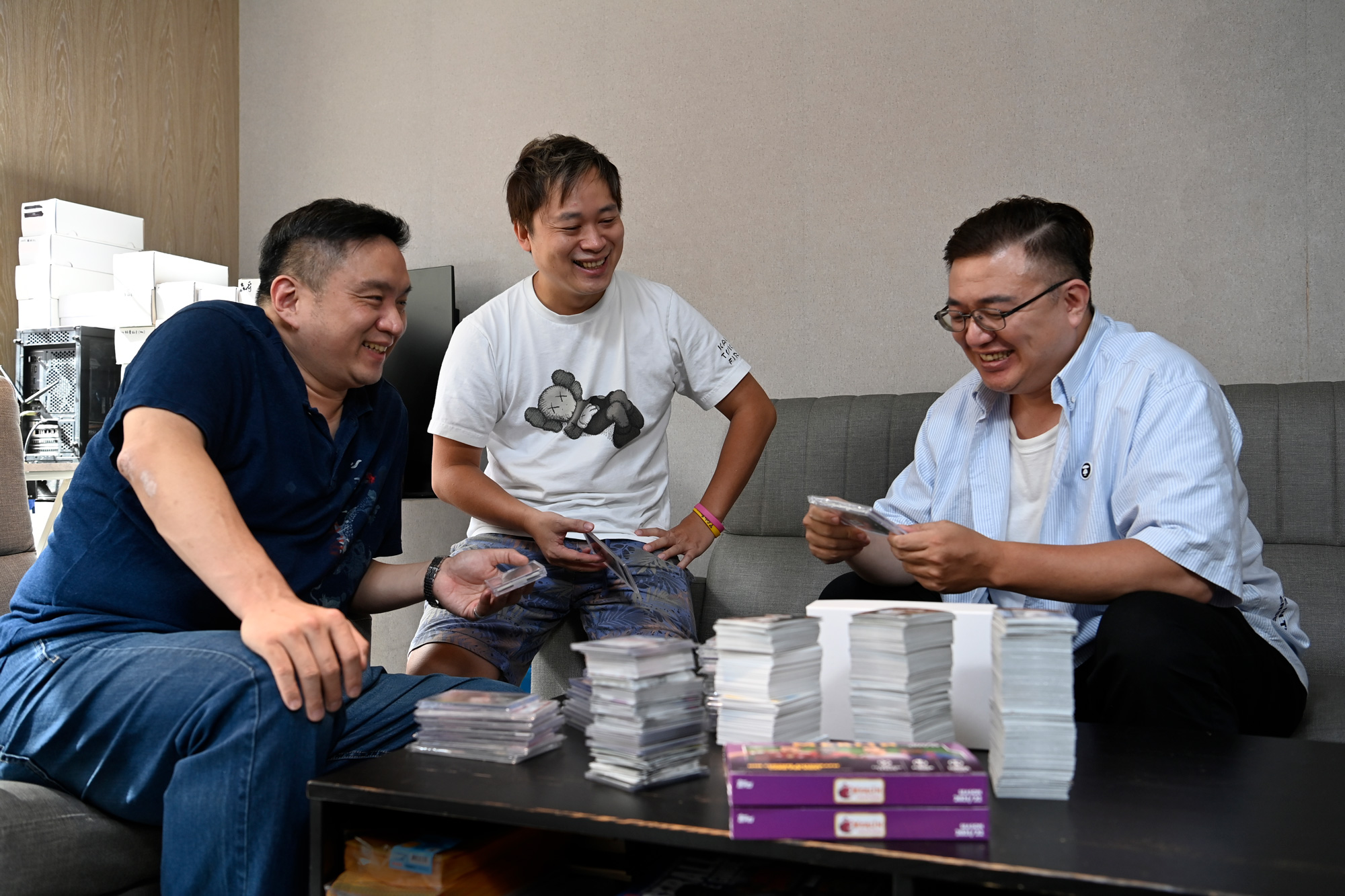 同好們的交流研究，才是球員卡真正無價的樂趣所在。（攝影／程思迪）