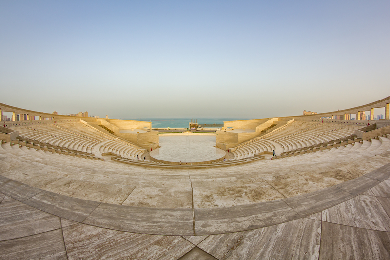 卡塔拉文化村是一座擁有音樂廳、展覽聽的藝術場域。仿羅馬劇場的圓形劇場，可容納約5000人。（圖片來源／dreamstime）