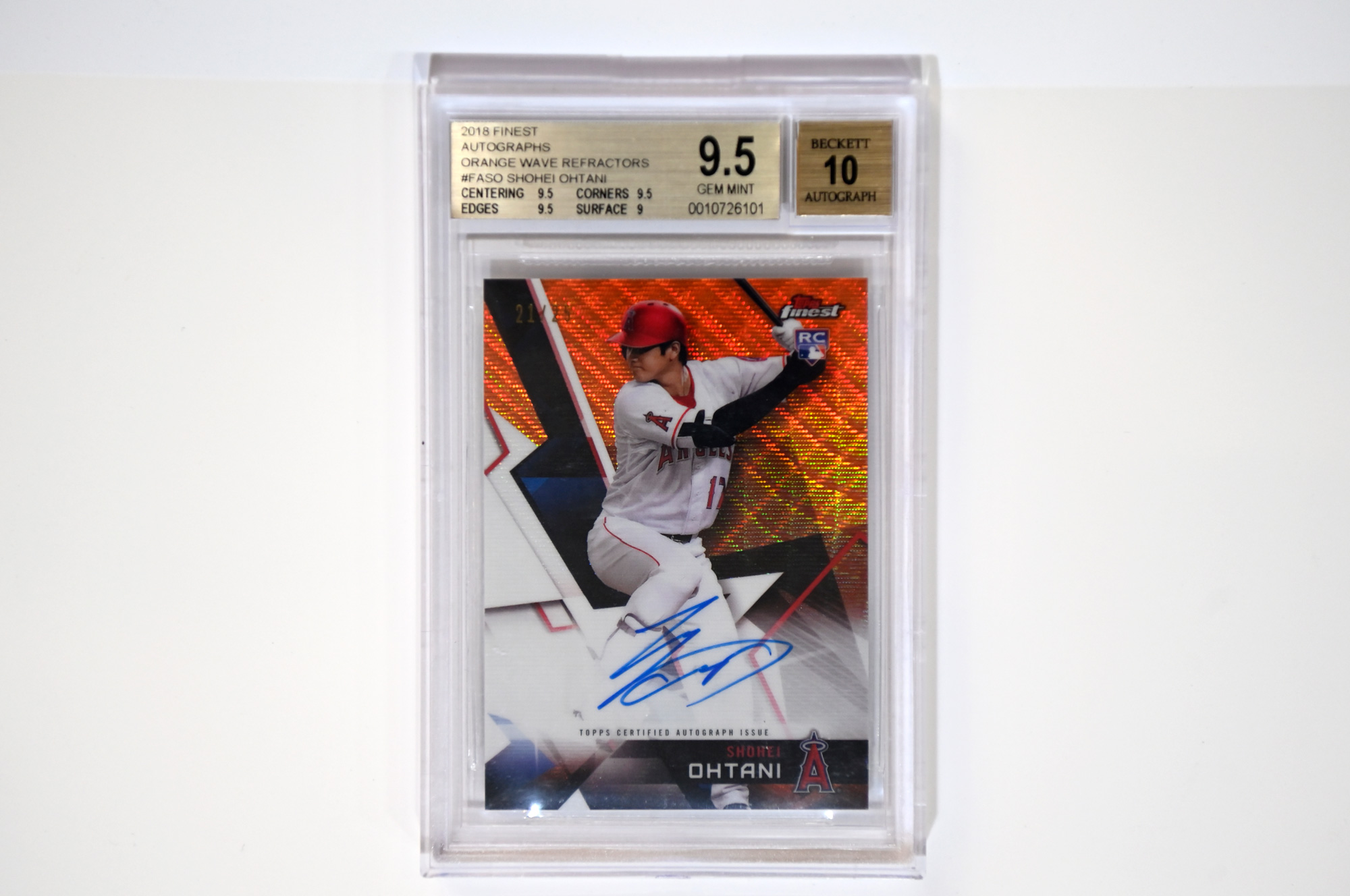 大谷翔平球員卡。（攝影／程思迪）