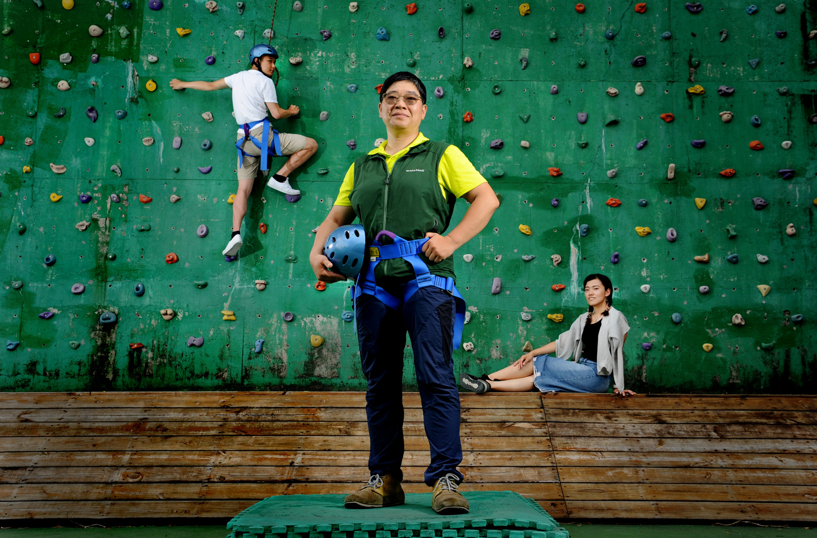 1995年，江秀真登上珠穆朗瑪峰，成為台灣第一位登上世界第一高峰的女性登山家。（攝影：程思迪）