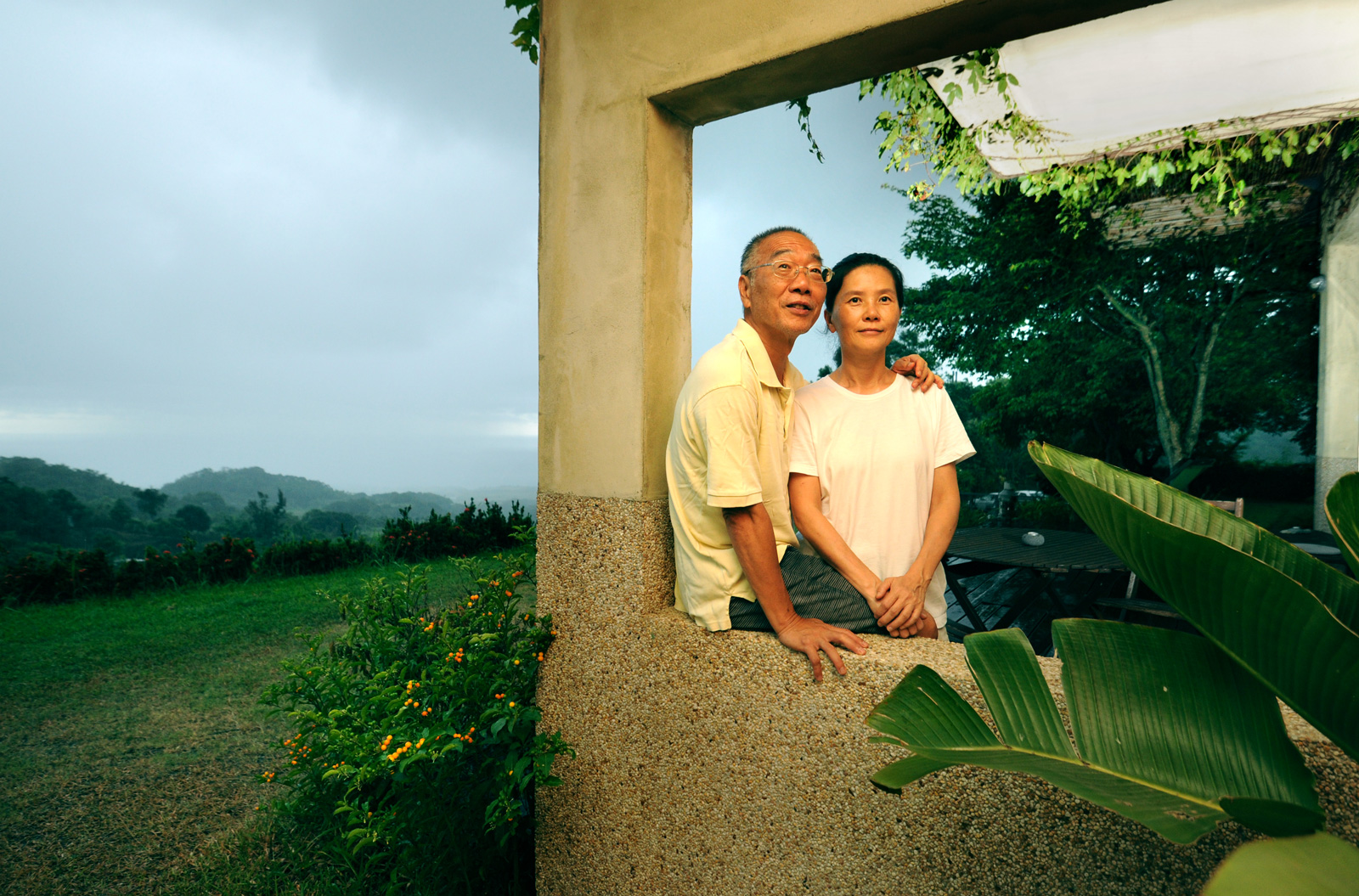 張念陽與陳慈佈夫婦倆在長濱經營民宿10年，已逐漸在此落地生根。（攝影／程思迪）