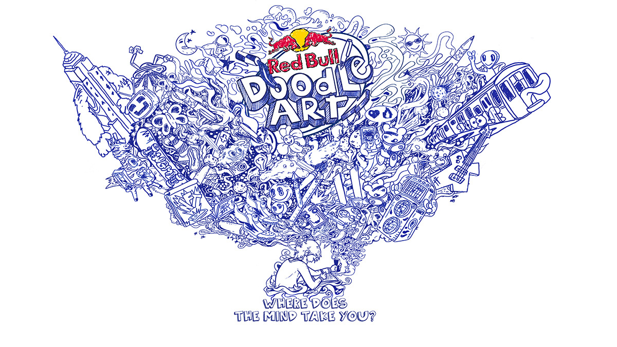 2023 Red Bull Doodle Art徵件至4月9日，最狂塗鴉將有機會代表台灣前往阿姆斯特丹。（圖片來源／Red Bull）