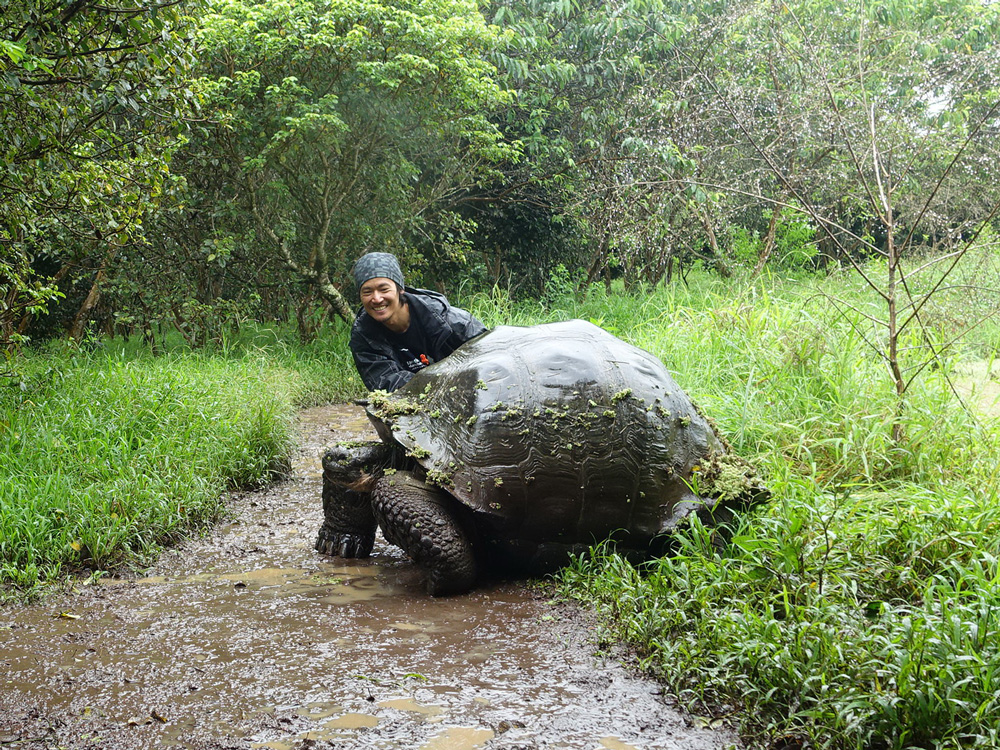 方俊強在厄瓜多的加拉巴哥群島。（圖片來源／方俊強）