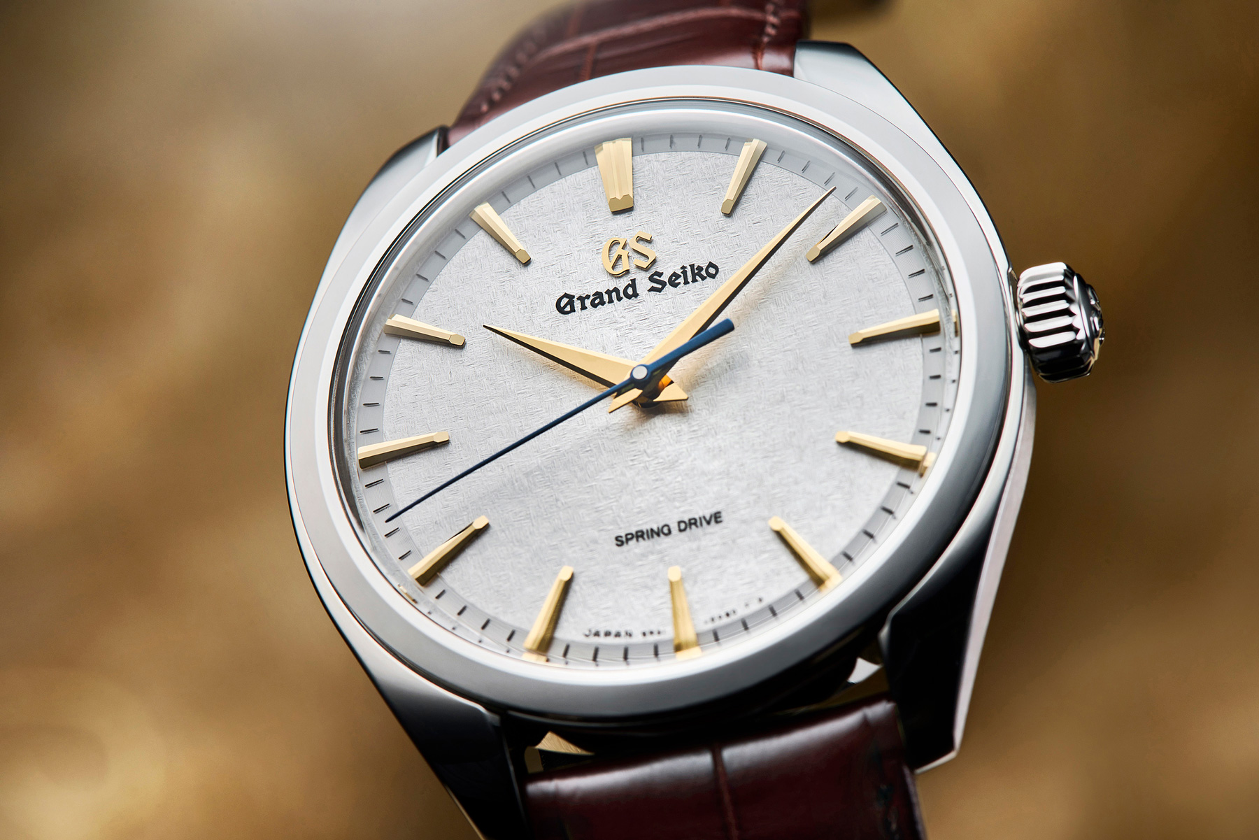 Grand Seiko 2017年從母集團Seiko獨立出來後，產品只會打上「Grand Seiko」標誌，這是第一款採用單一標誌的SBGY019台灣限定版。（圖片來源／Seiko）