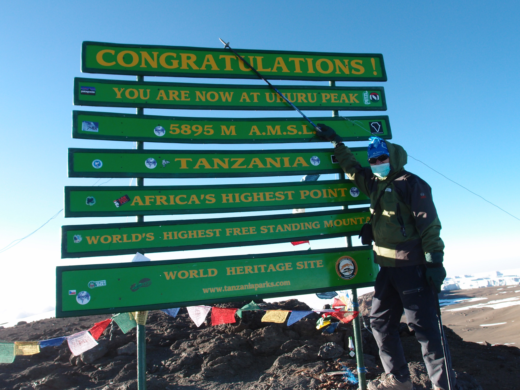 吉力馬札羅山是非洲最高峰，海拔5895米。（圖片來源／方俊強）