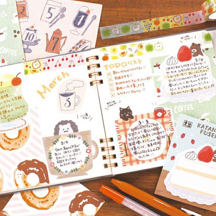 古川紙工的Wa-Life My Biyori系列造型便利貼。（圖片來源／誠品書店）