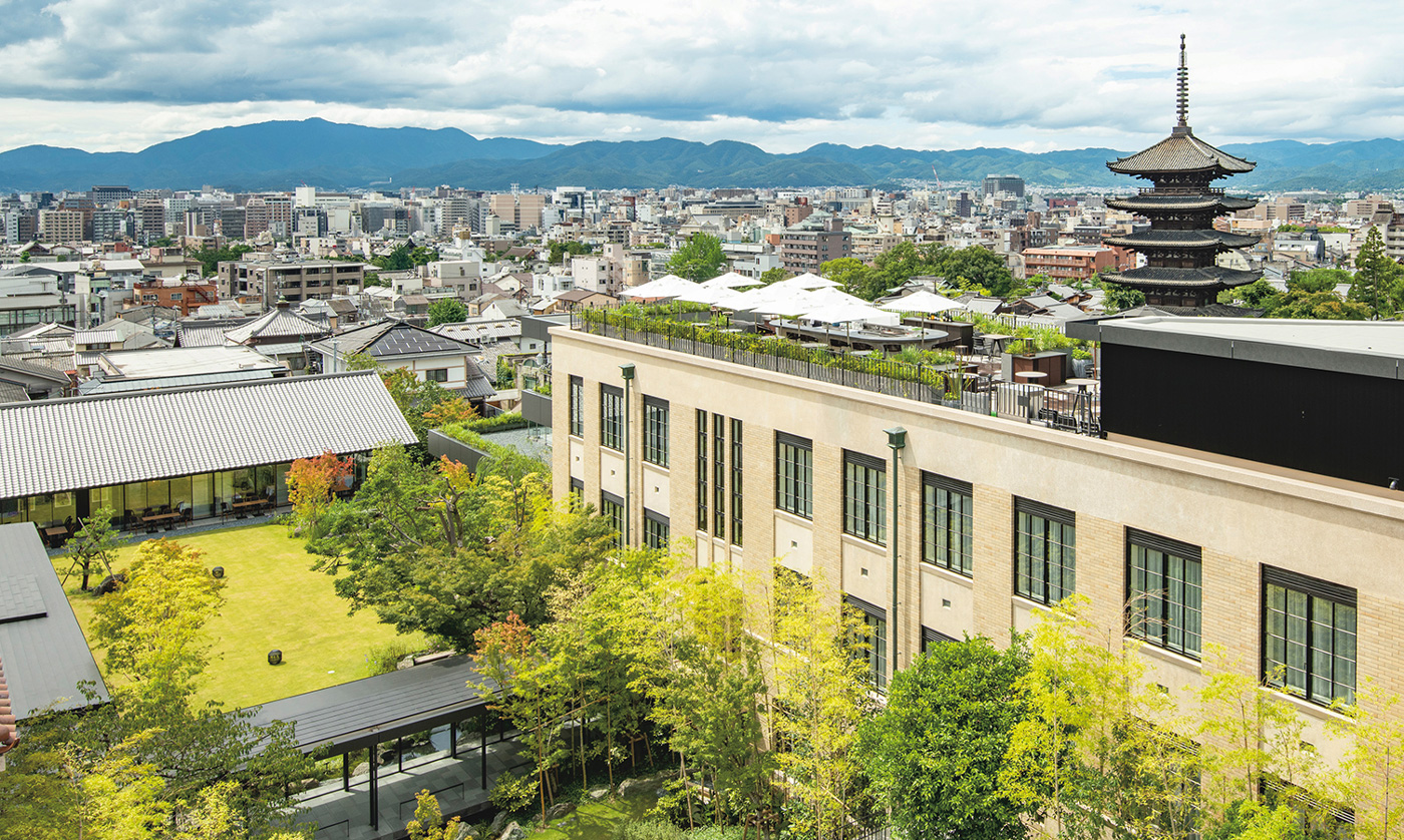 改建自1933年小學校舍的京都清水青龍飯店。（圖片來源／京都清水青龍飯店官網）