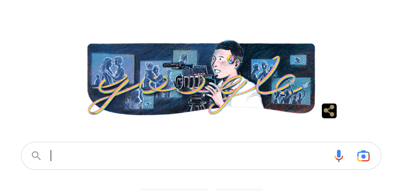 Google首頁今天向已故的陳俊志導演致敬。（圖片來源／Google）
