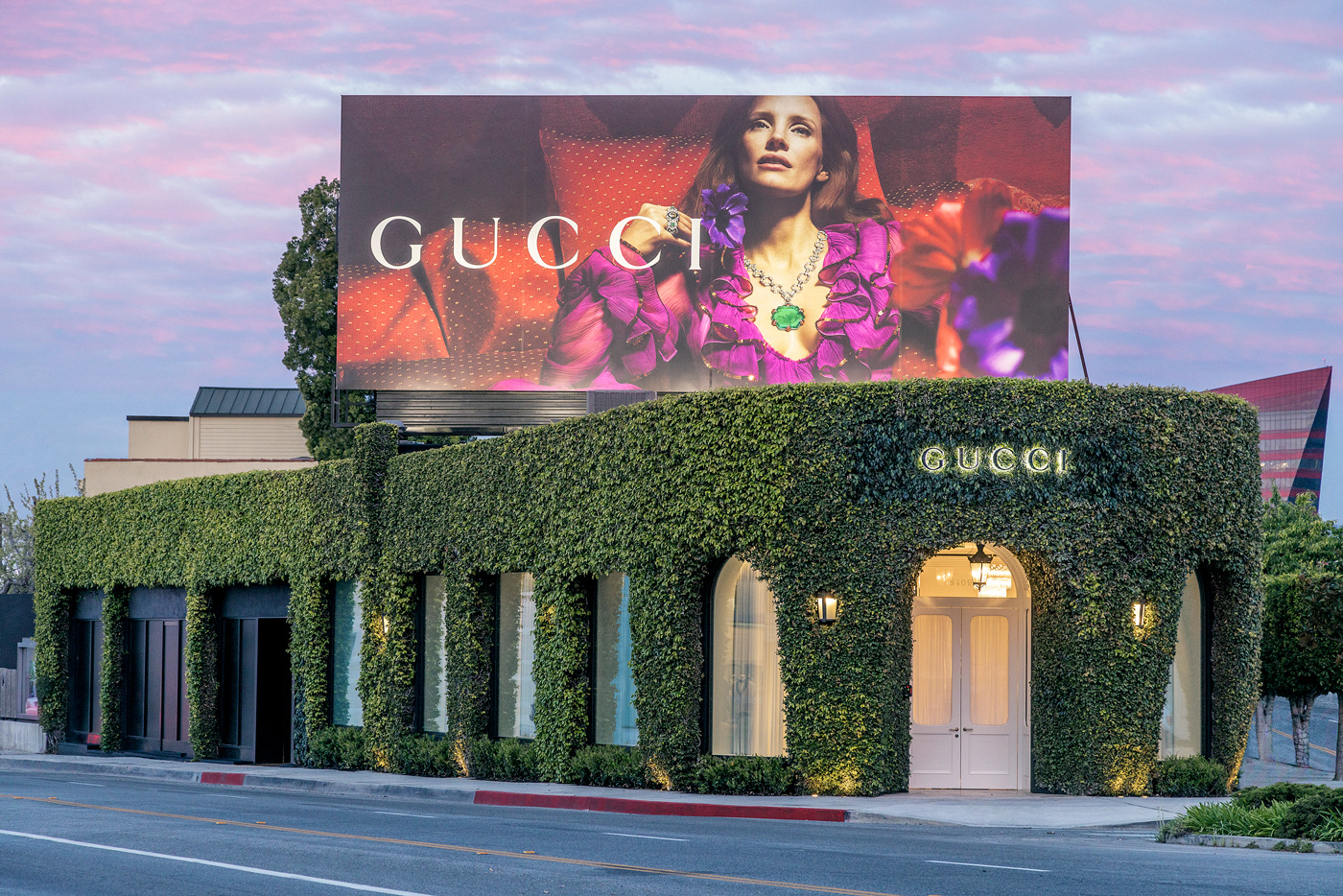 全球首間Gucci Salon在美國西好萊塢梅爾羅斯廣場（Melrose Place）開幕。（圖片來源／Gucci）
