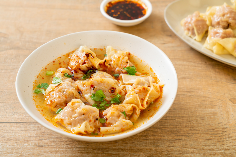 餛飩跟水餃一樣，是最具代表性的中式餐點。（圖片來源／dreamstime）