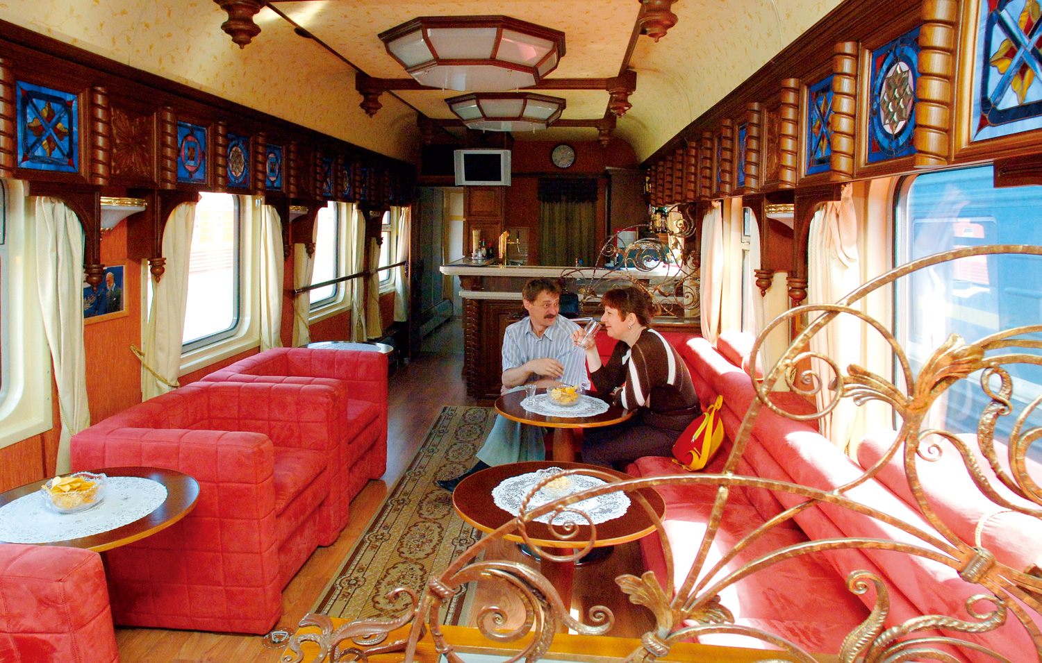 由英國GW Trains公司經營的金鷹列車，行駛於世界最長的西伯利亞鐵路。（圖片來源／達志影像）