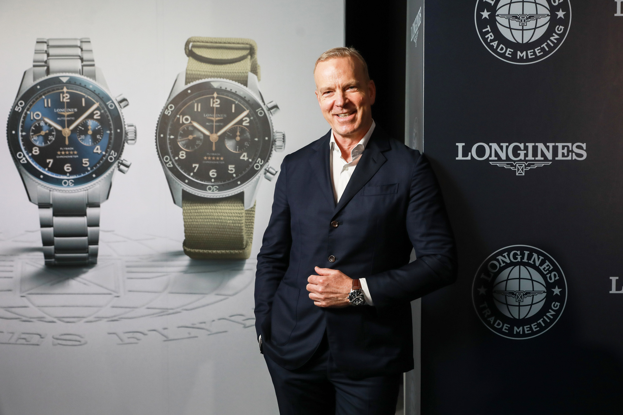 馬提亞斯・布萊辛於1996年進入浪琴所在的斯沃琪集團（Swatch Group），歷任同集團的漢米爾頓（Hamilton）與雷達（Rado）總裁，並於2020年接掌浪琴，深諳復古錶款經營之道。（攝影／陳宗怡）