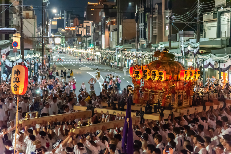 祇園祭的重頭戲是17日舉行的「山鉾巡行」。（圖片來源：dreamstime／典匠影像）