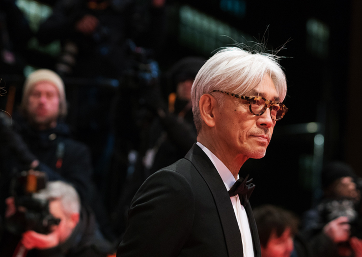 坂本龍一出席2018年第68屆柏林影展閉幕式。（圖片來源：dreamstime／典匠影像）