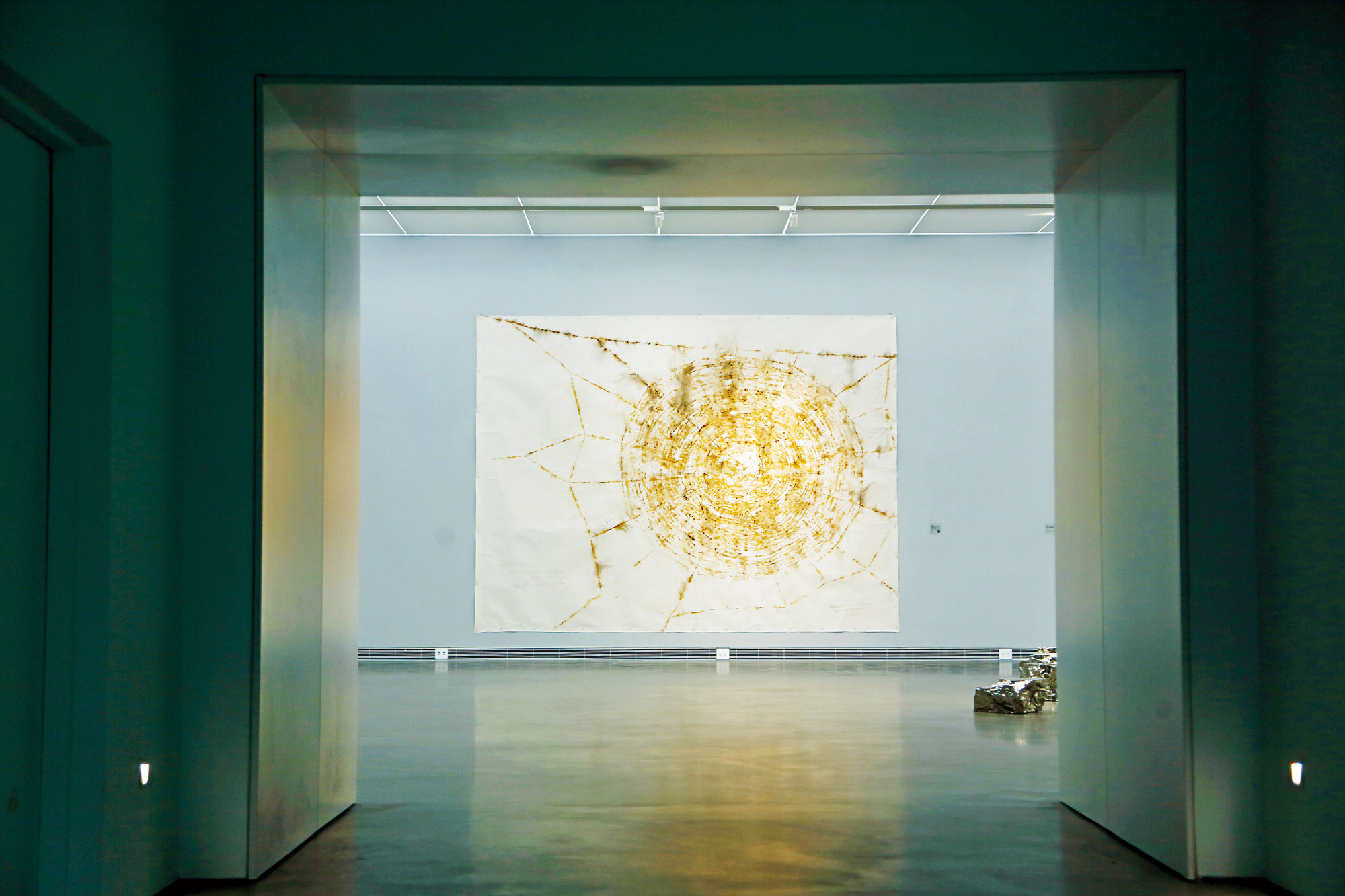 蜘蛛網繪圖・2003年大英博物館250週年項目／蔡國強（攝影：王士豪）