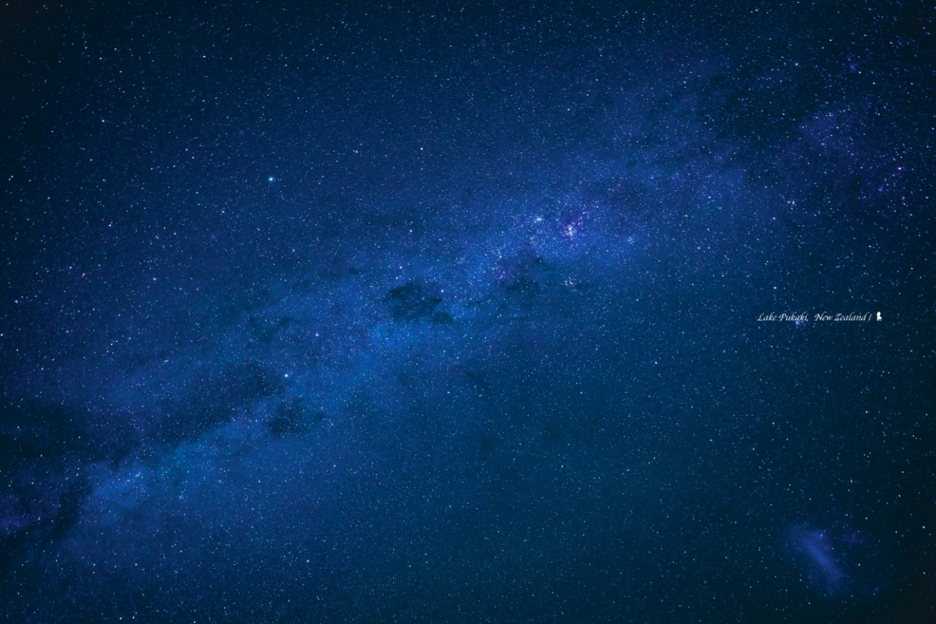 在露營地幸運地看見橫跨天空的壯闊銀河，令人難忘。（攝影：陳耀恩）