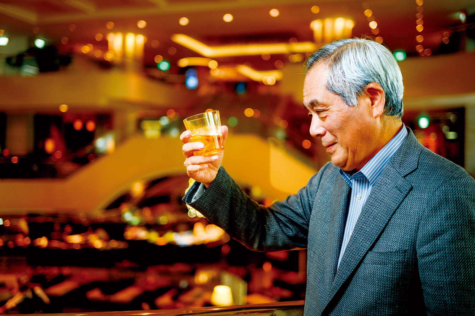輿水精一提及，過去百年，日本威士忌完全是因應日本市場而做。但面對未來，考量到全球市場，須讓日本生產者彼此競爭提高品質，他相信日本威士忌會有更好的發展。（攝影：李婉蓉）