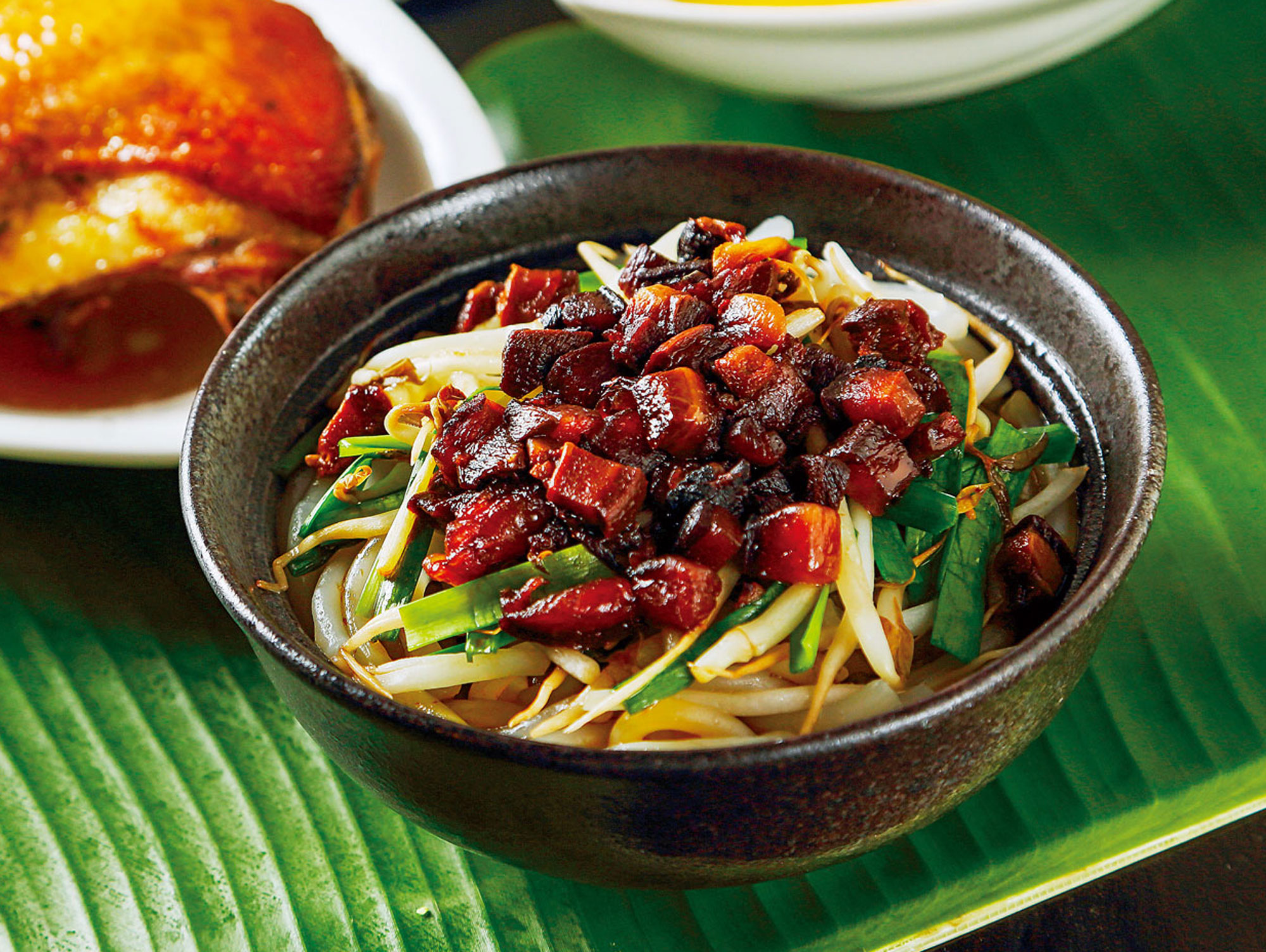 荊牌套餐內的米苔目，將社區傳統嫁娶文化融入說故事。（攝影：王士豪）