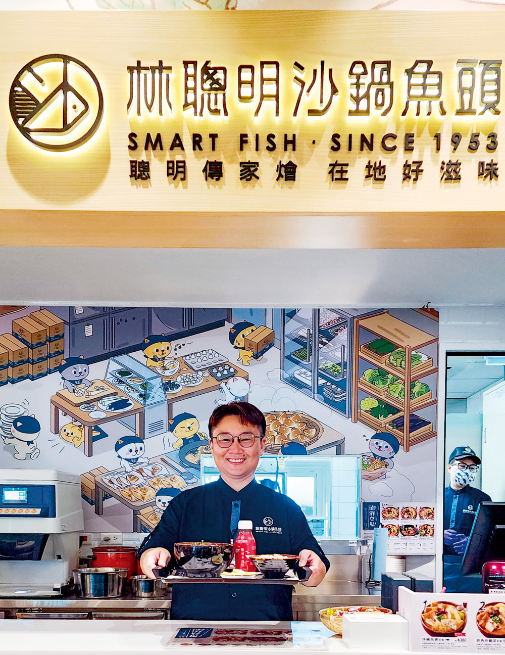 為延續台灣道地風味,執行長林佳慧率團隊駐點,提供現點現做而非料理包的世界級小吃美食。(圖片來源:林聰明沙鍋魚頭提供)