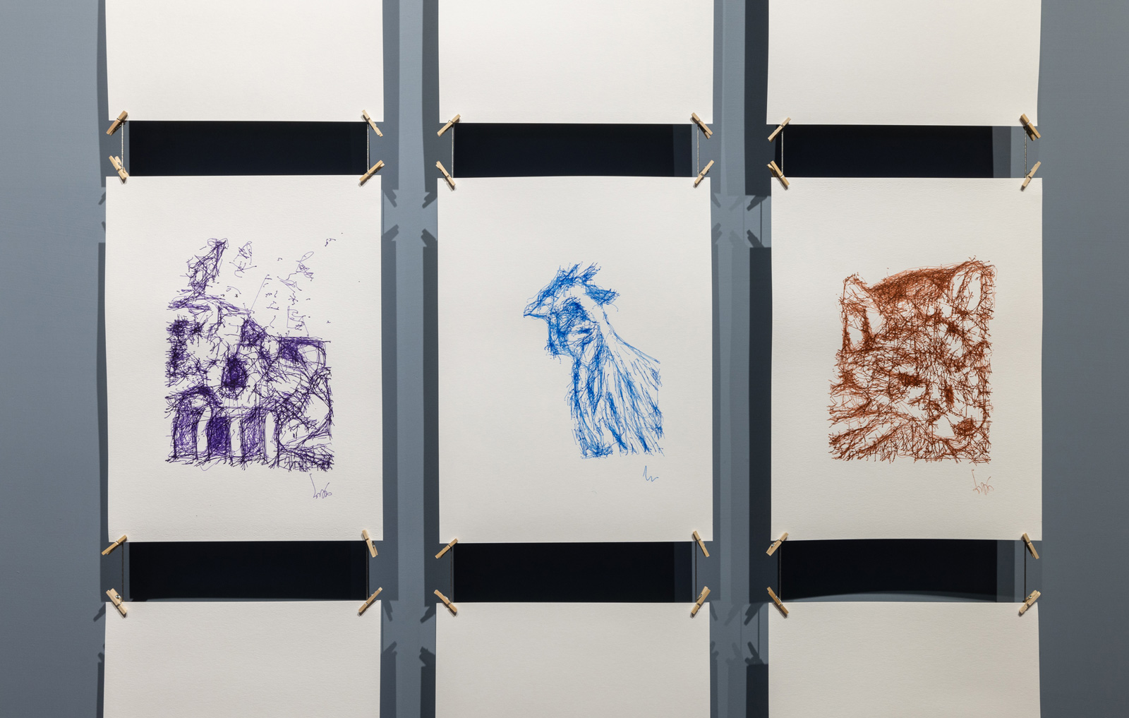 只看畫作成果，很難分辨是AI或是真人作品。（圖片來源：忠泰美術館提供）