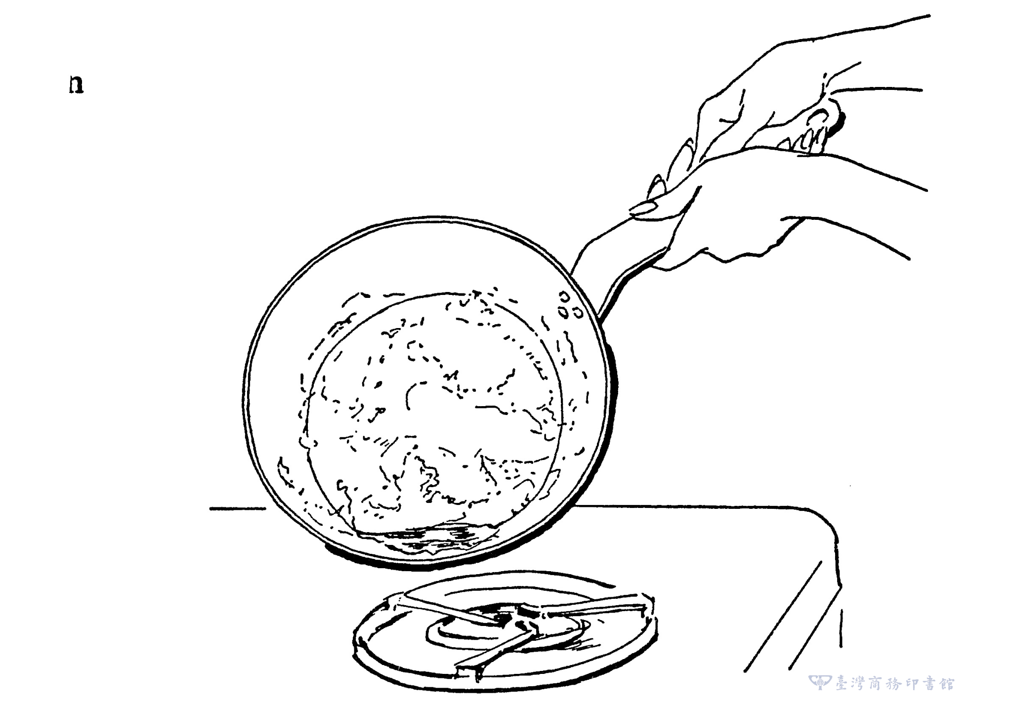 圖03：將奶油放入鍋中，放在大火上加熱。若有電爐，應加熱到火紅。。（圖片來源：臺灣商務提供）