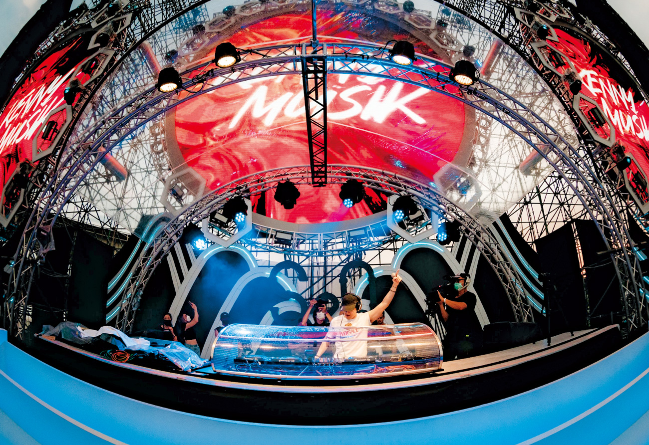 來自巴西的華裔DJ Kenny Musik將與迪吉里杜管、古箏和琵琶演奏者共同為音樂節創作一組音樂。(圖片來源:醒醒音樂節提供)