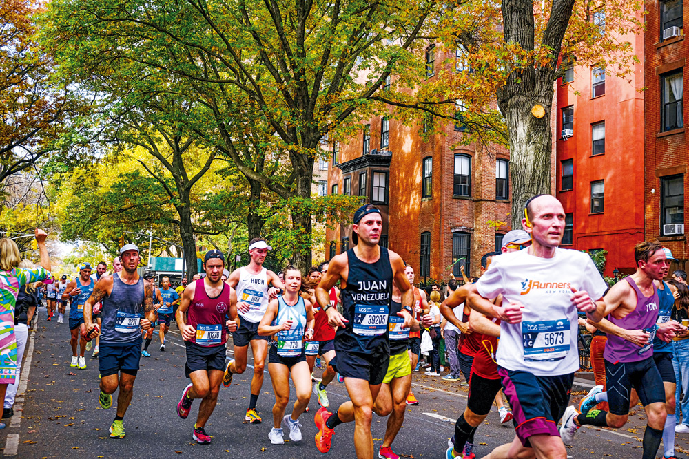 世界六大賽事（World Marathon Majors）之一紐約馬拉松（TCS New York City Marathon）。（圖片來源：謝燦堂提供）