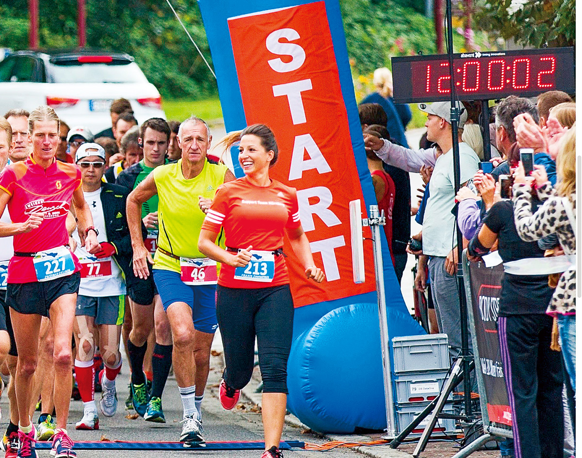 博登湖馬拉松（Bodensee Marathon）在德、奧、瑞3國邊界的湖區舉行，賽道為柔軟的林道，跑起來舒適怡人。（圖片來源：達志影像）