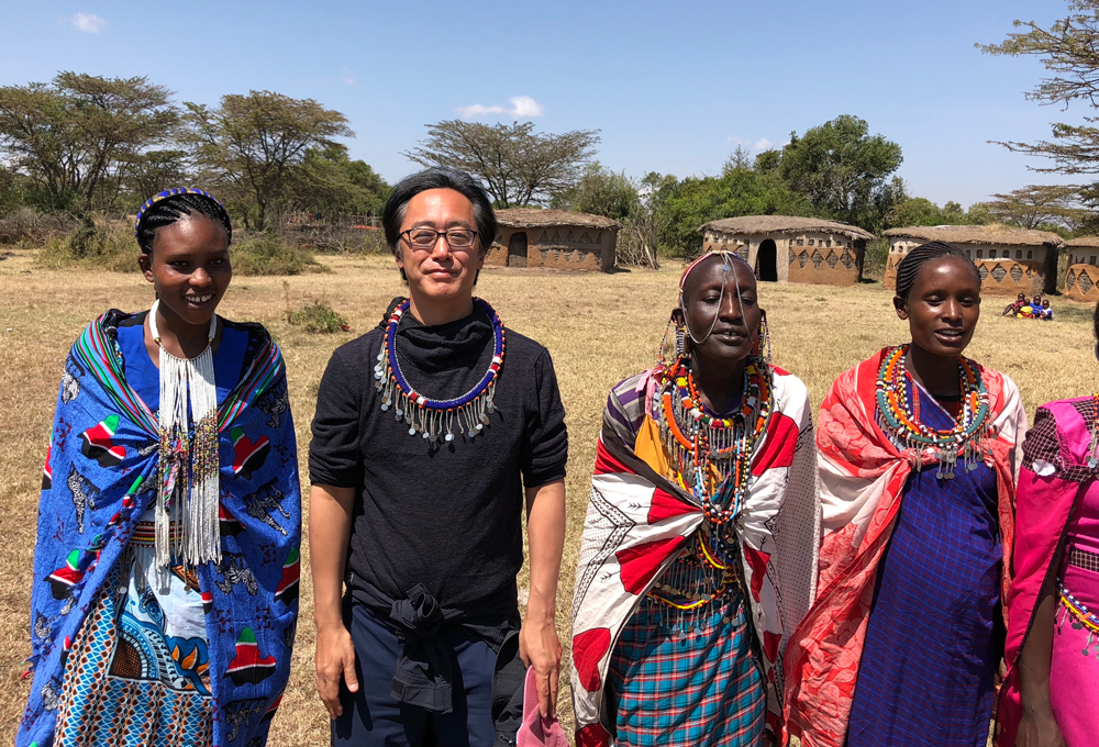 野島剛造訪肯尼亞馬賽村，這裡是一個特殊的部落，他們至今仍生活在嚴格的部落制度之下。（圖片來源：野島剛提供）