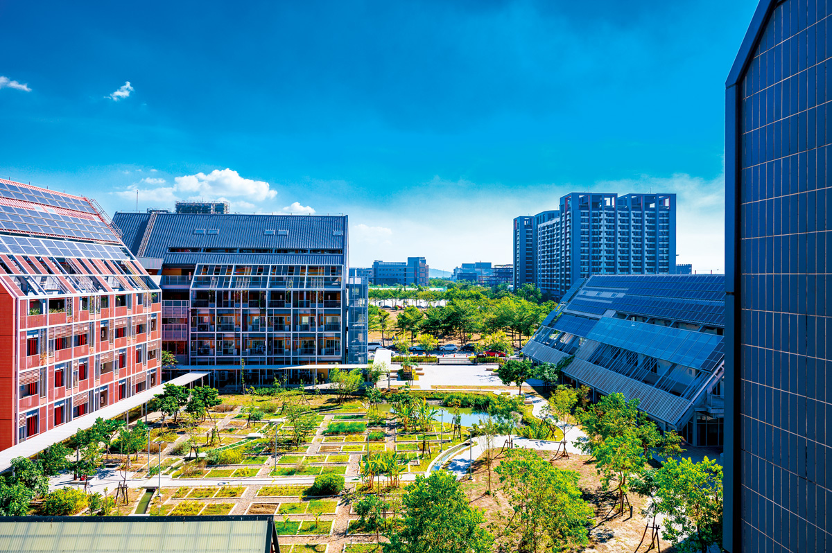 台糖沙崙智慧園區是台灣最具代表也是硬體最完整的循環住宅，但目前入住率未滿三成，相當可惜。（攝影：李明宜）