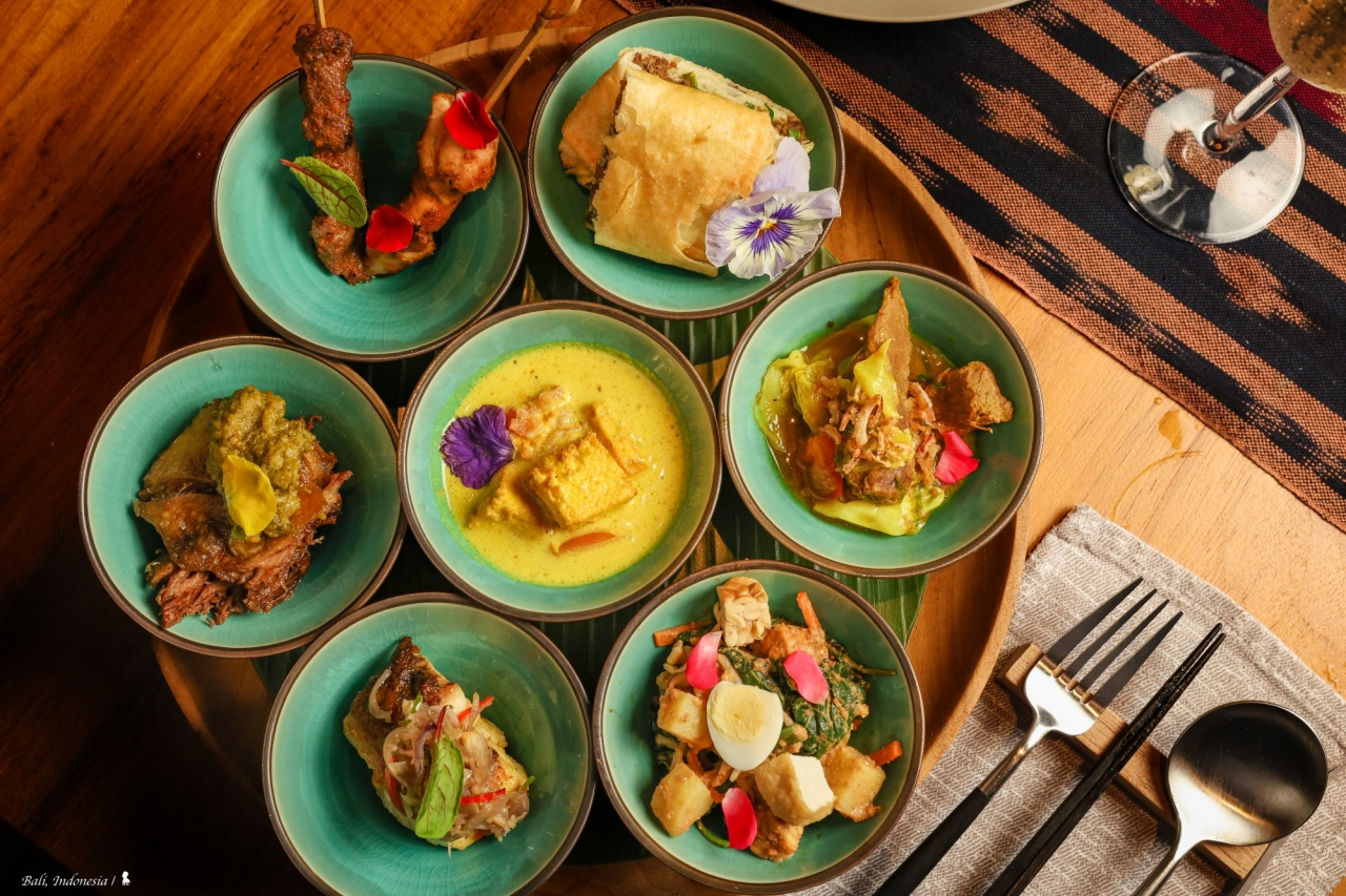印尼峇里島特色套餐，享受嚴選當地特有食材烹製、帶有峇里島風味的跨界創意餐點。（圖片來源：陳耀恩提供）
