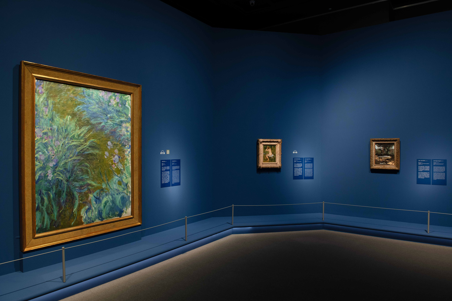 奇美博物館《英國國家藝廊珍藏展》第四單元「光線與色彩：印象派繪畫」。（圖片來源：奇美博物館提供）