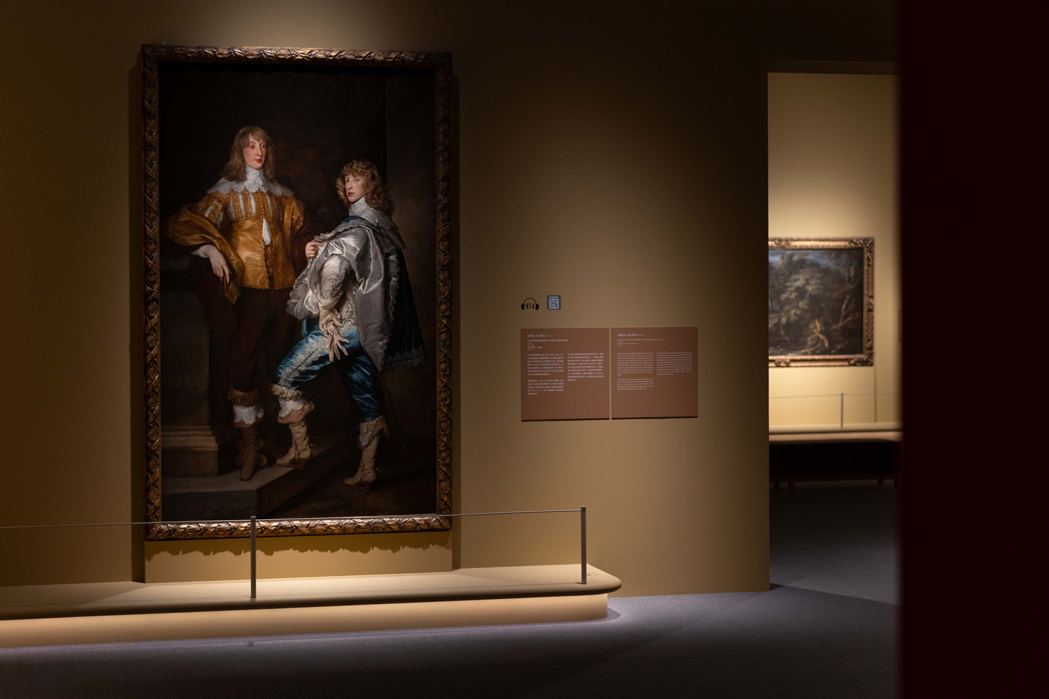 奇美博物館《英國國家藝廊珍藏展》第二單元「從王室到平民：巴洛克繪畫」。（圖片來源：奇美博物館提供）
