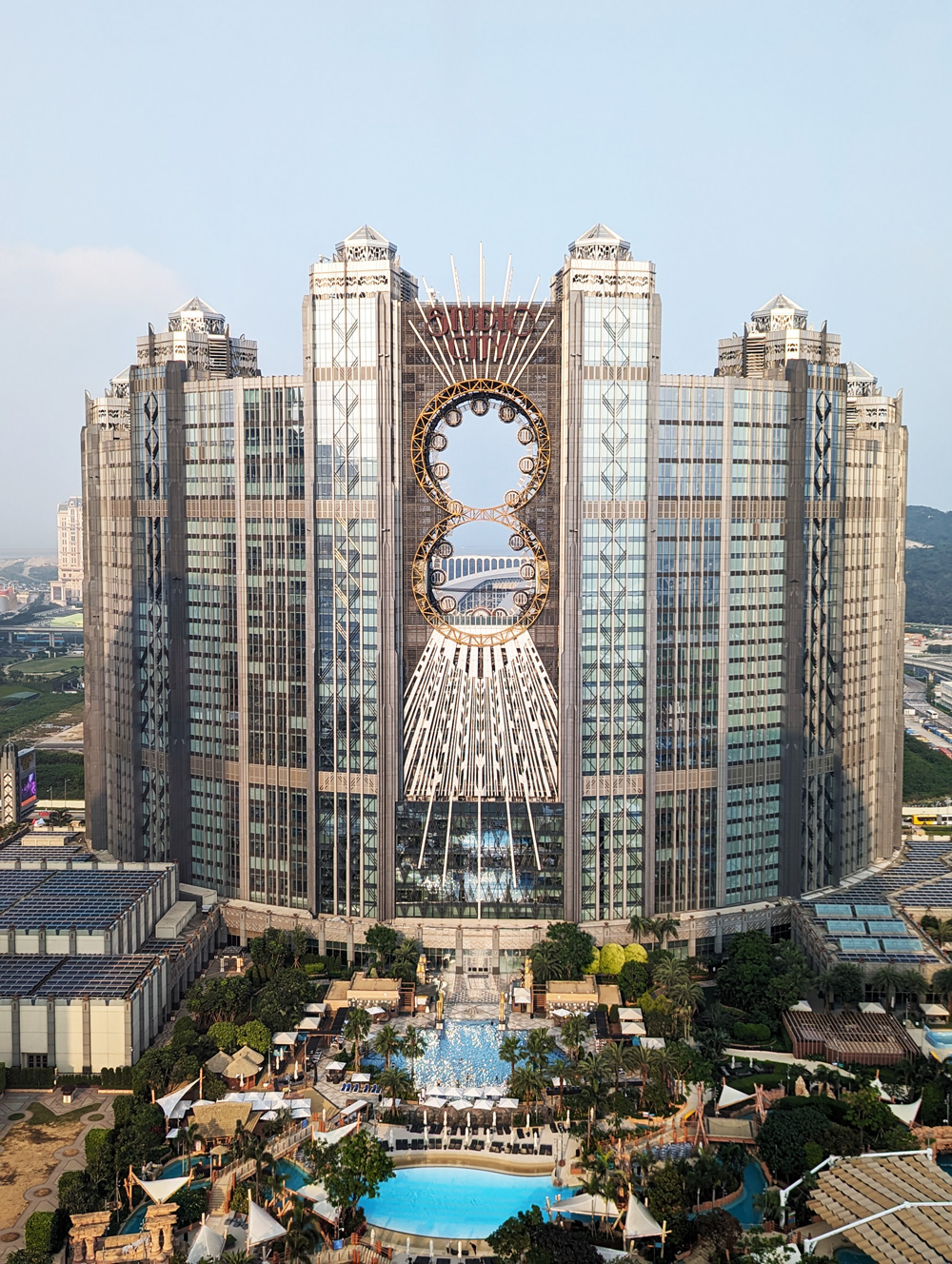 影滙之星：全球最高130米八字形摩天輪。（攝影：柯曉翔）