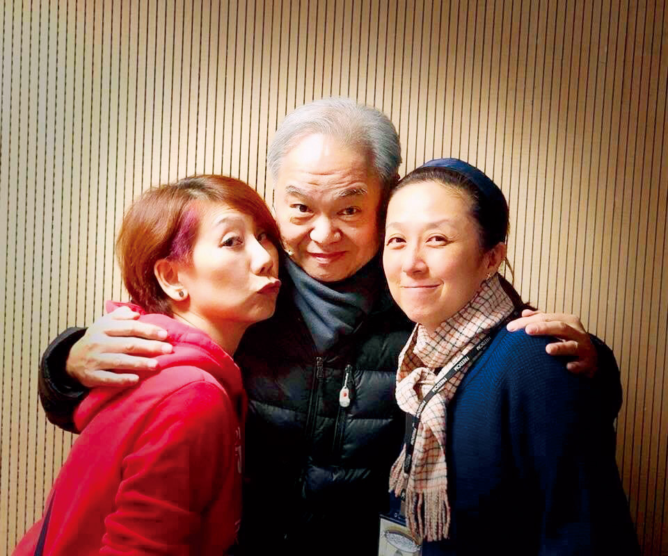 這部戲的導演郎祖筠（左起）、演員陶爸與音樂總監黃韻玲。（圖片來源： AMcreative提供）