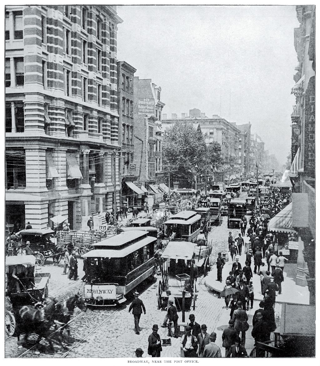 1890年代的紐約熱鬧非凡。©Mary Evans Picture Library(圖片來源:大是文化提供)