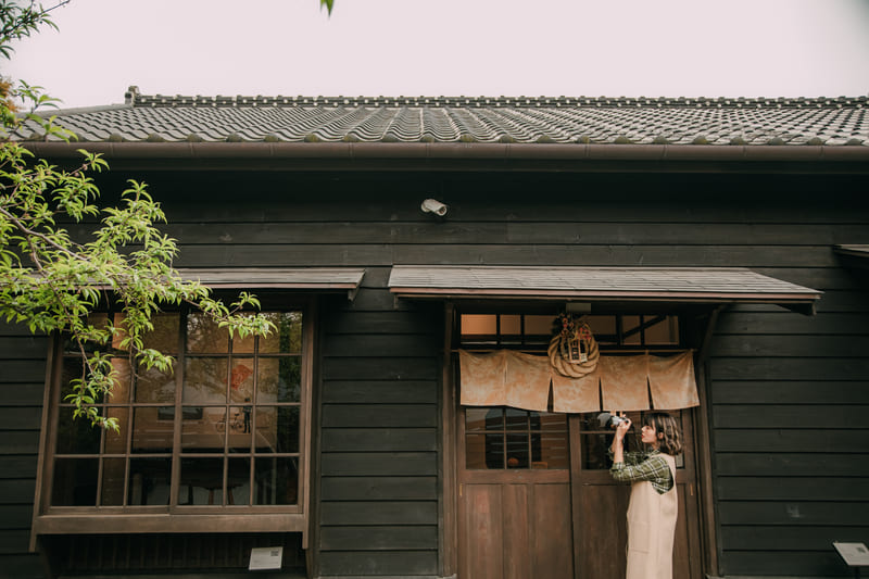 蕭如松藝術園區是小鎮上充滿濃郁日式氛圍的景點，園區內保存了五棟傳統的日式木造建築。