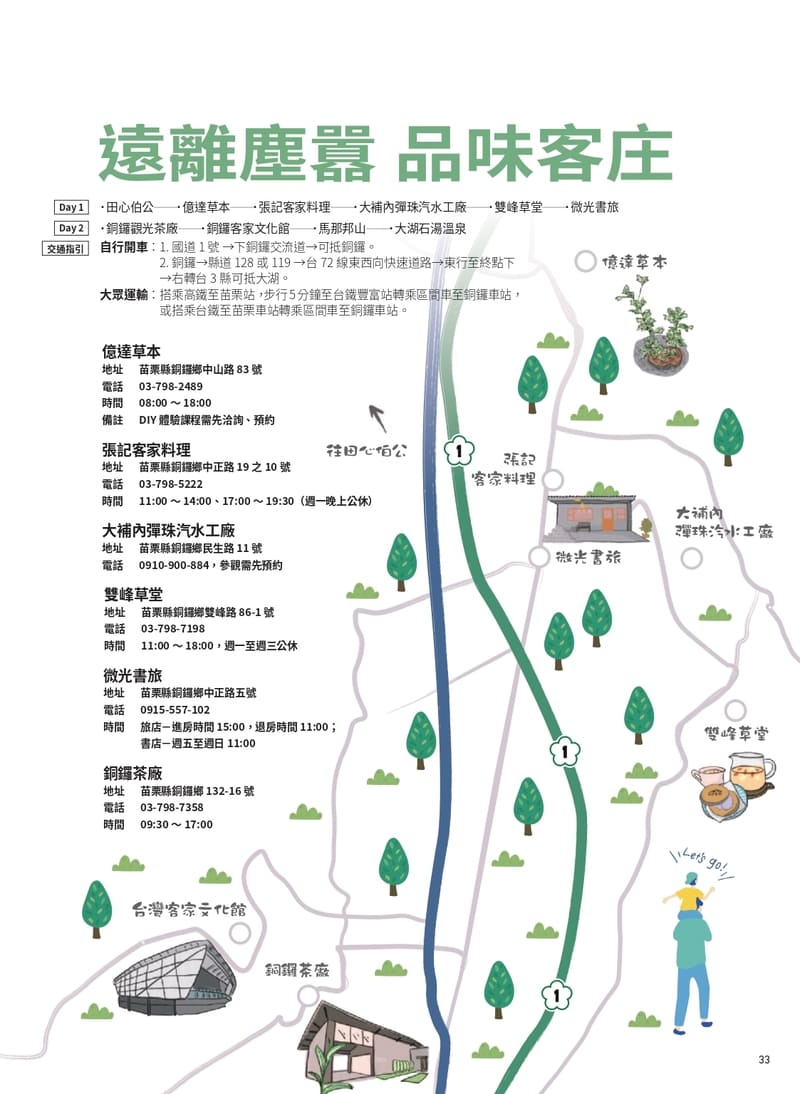 銅鑼大湖旅遊路線