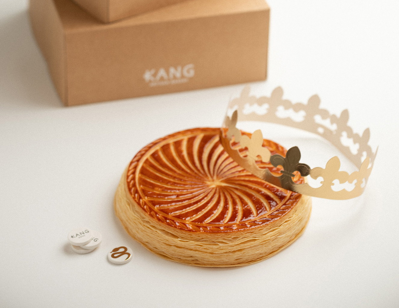 KANG Artisan Bakery也販售歲末佳節必吃的國王派。（圖片來源：KANG Artisan Bakery提供）