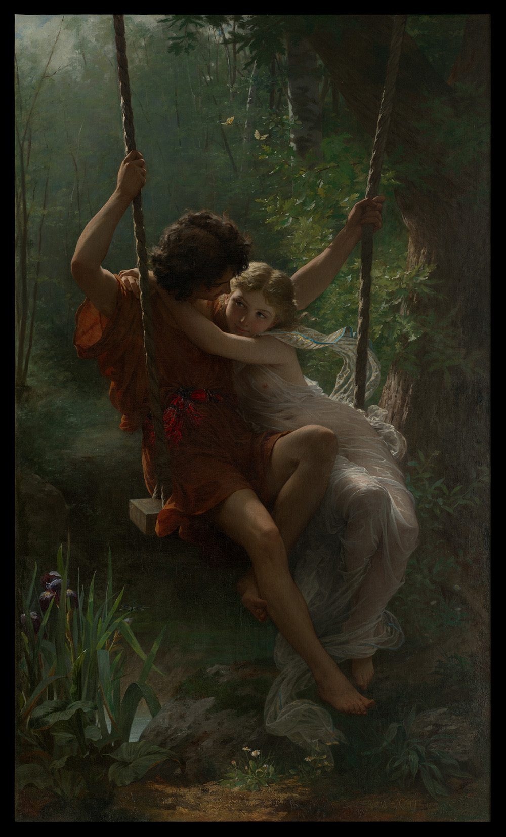 《春日》皮埃爾—奧古斯特，1873。© The Metropolitan Museum of Ar_2_Pierre-Auguste Cot_springtime_image© The Metropolitan Museum of Art（圖片來源：故宮提供）