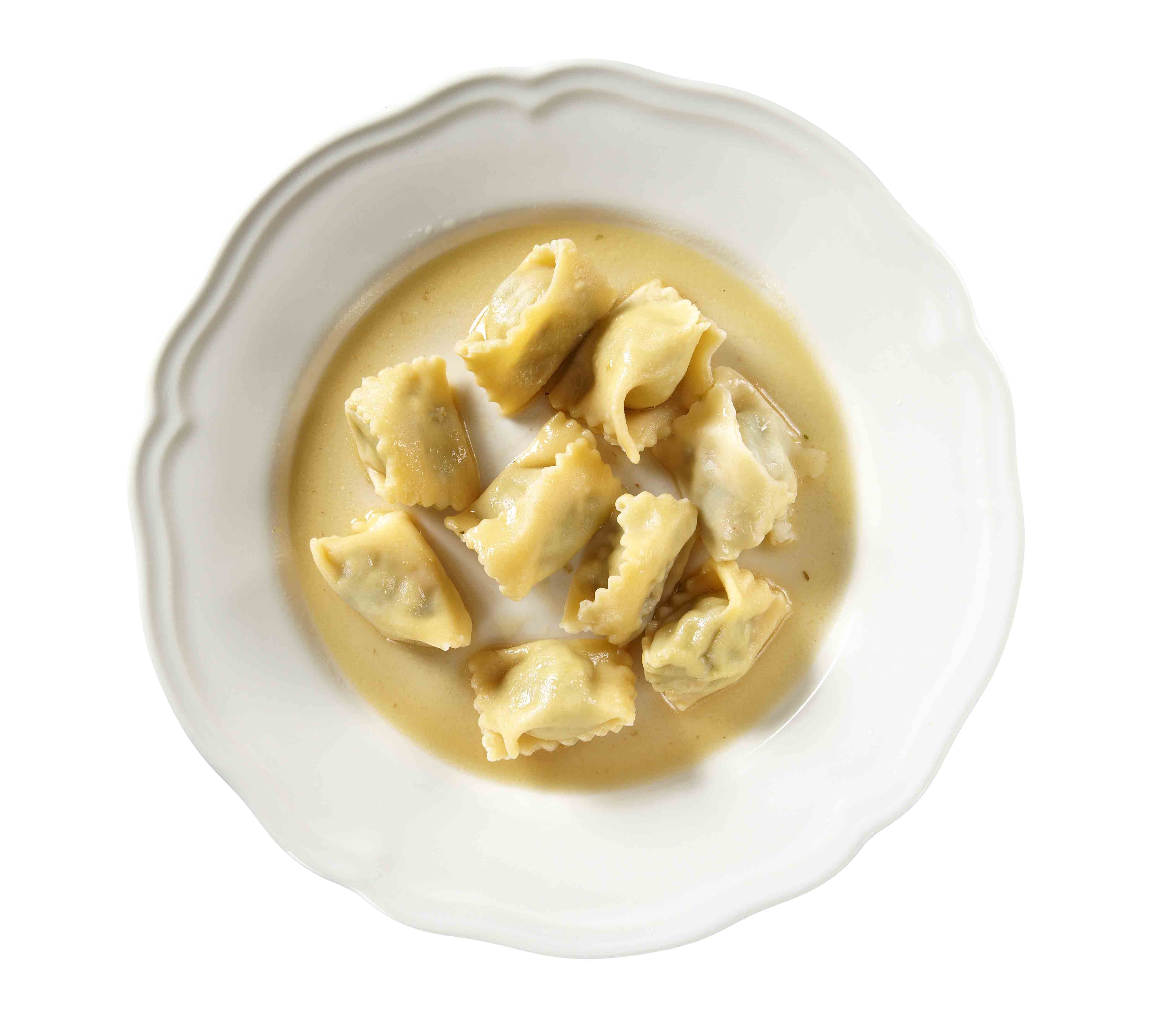 皮耶蒙特捏捏餃佐濃肉汁（Agnolotti al Sugo di Arrosto）
