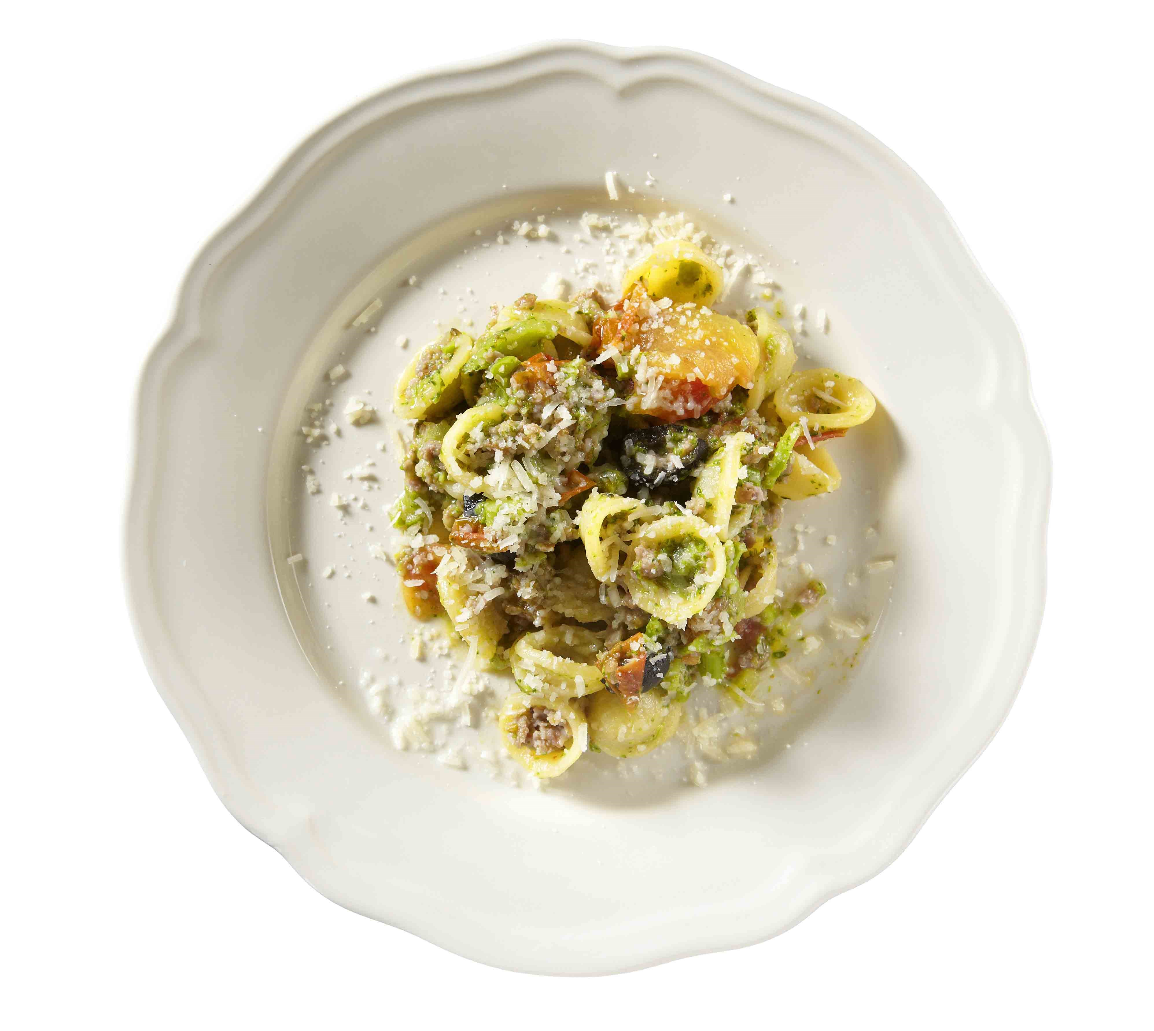 花椰菜花與香腸拌炒耳朵麵（Orecchiette alle Cime di Rapa）