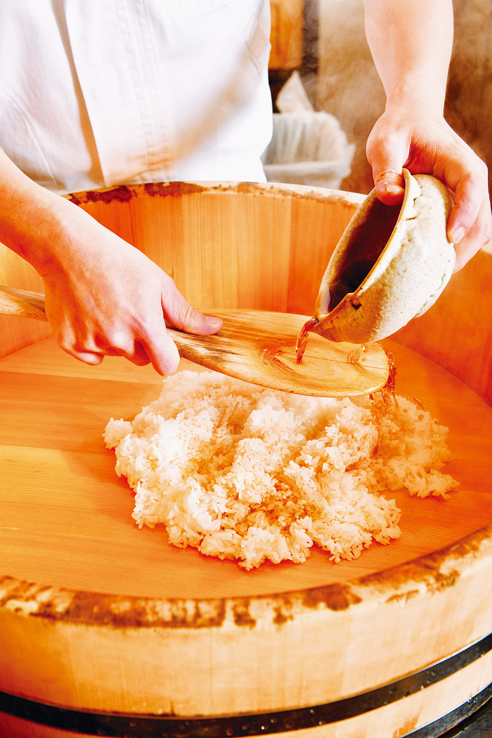 使用北海道米,並混合3種壽司醋醋飯。(攝影:吳金石)
