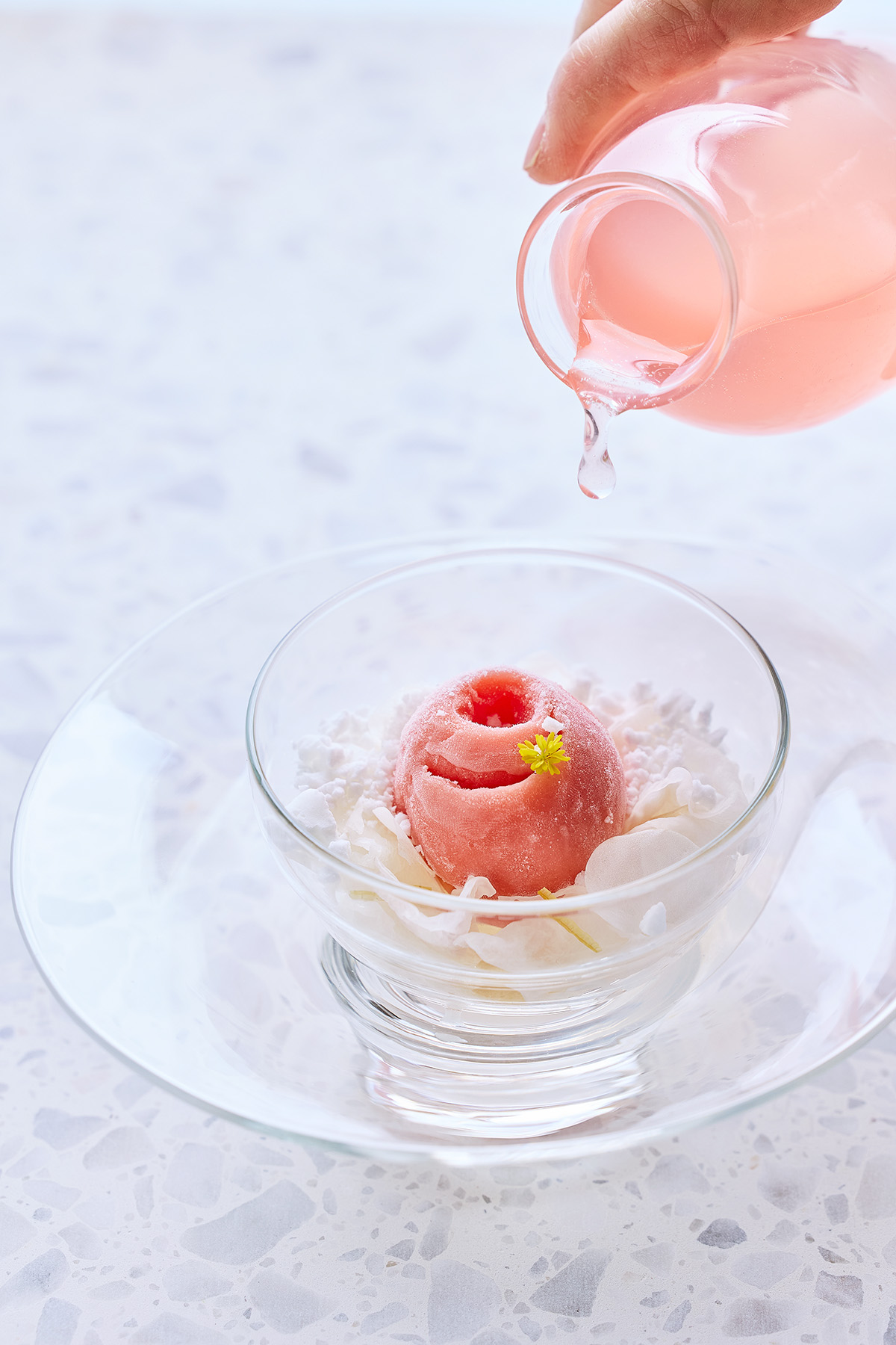 「甜薑琴通寧」用薑的香味創造意想不到的甜品結尾。（圖片來源：Restaurant A提供）