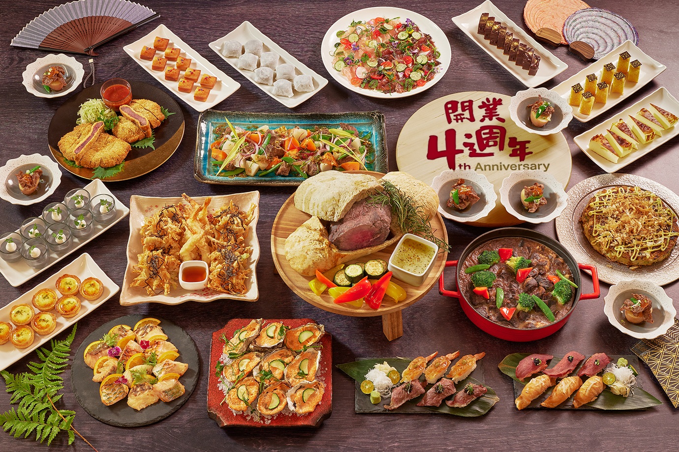 迎接開幕四週年，JR東日本大飯店台北Brilliant鉑麗安全日餐廳自7月17日開始舉辦「日本美食祭」，主打以日本F1牛肉為主軸的料理吃到飽。(圖/ JR東日本大飯店台北)