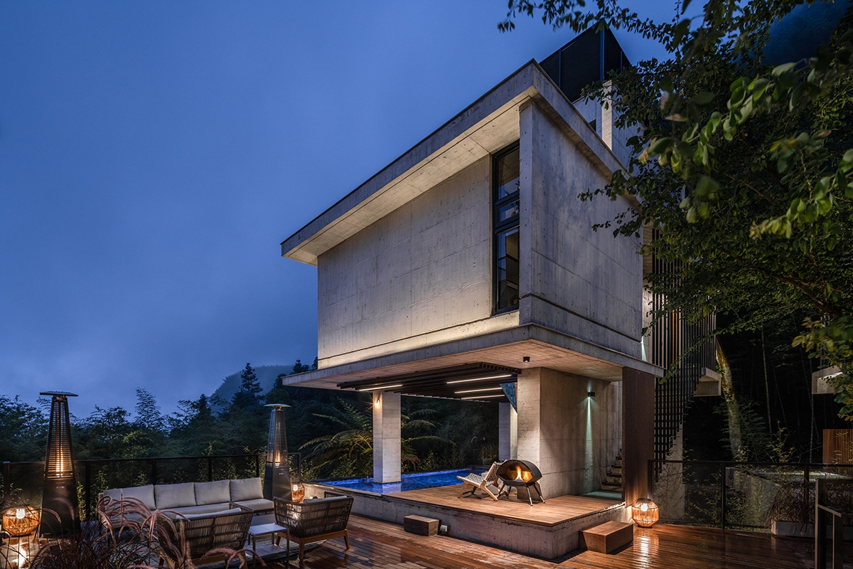 獨到的建築地景語彙，展現創辦人「收藏風景，所以建築」的理念